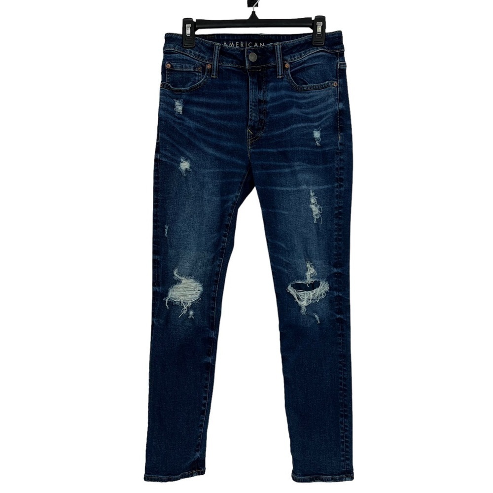 AMERICAN EAGLE OUTFITTERS Men’s Slim Blue Jeans Sz W30”/L30” Actual Inseam 29”